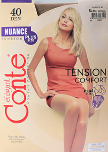 Conte Nuance Tension Comfort 40 Denier (Natural)
