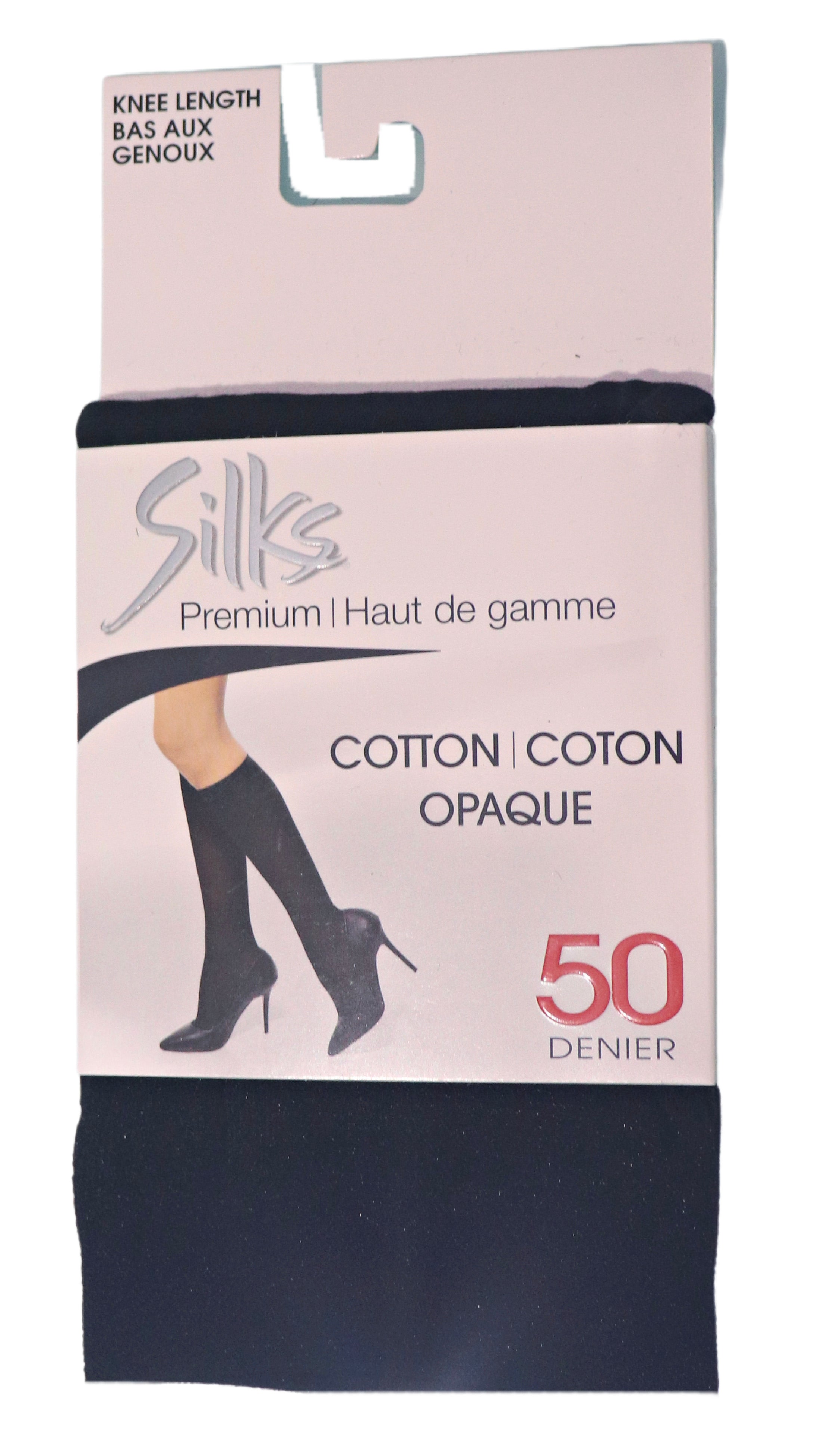 Silks Cotton Opaque Knee High