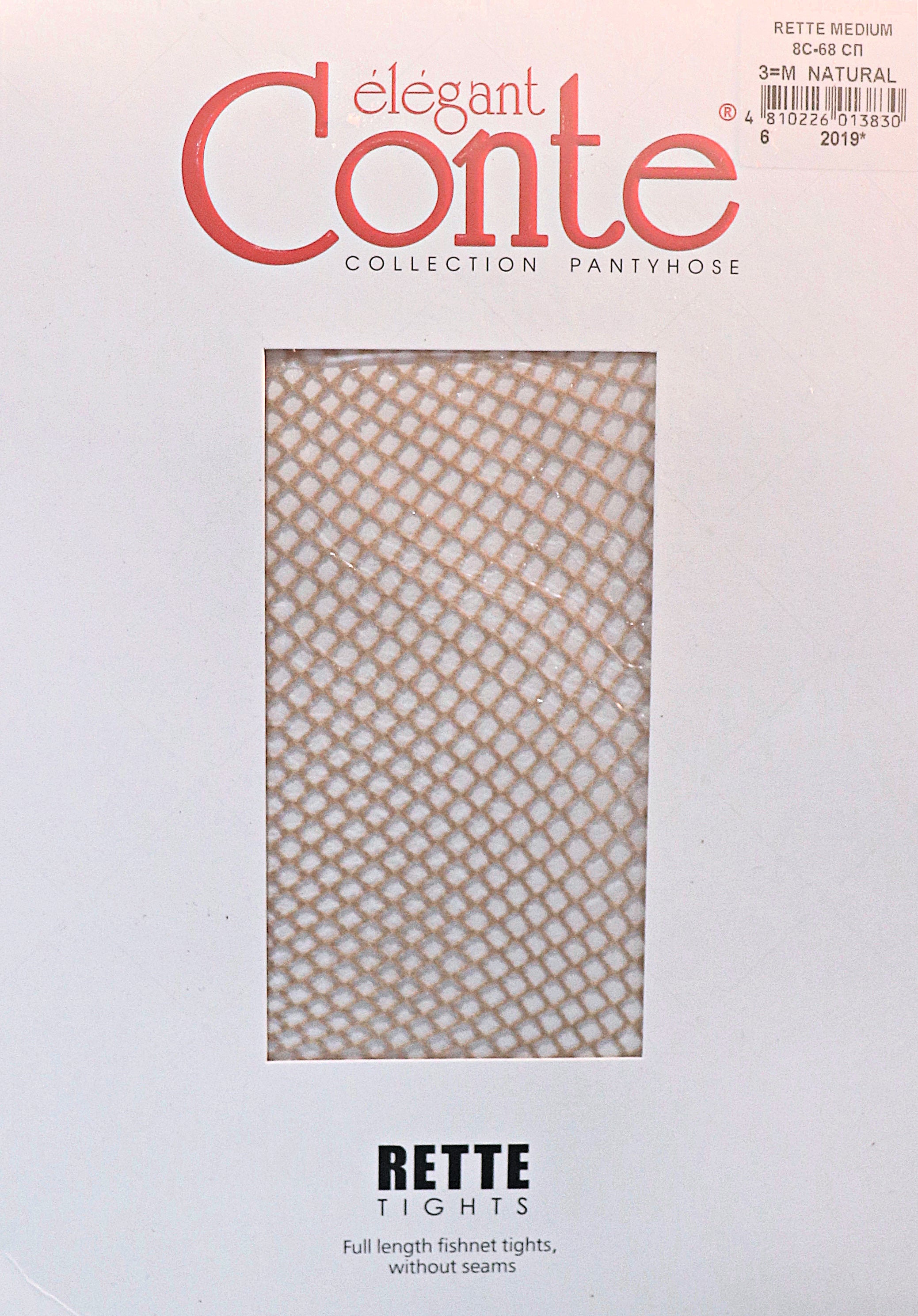 Conte TIGHTS Rette Micro, Fancy Fishnet Sheer Seamless Pantyhose