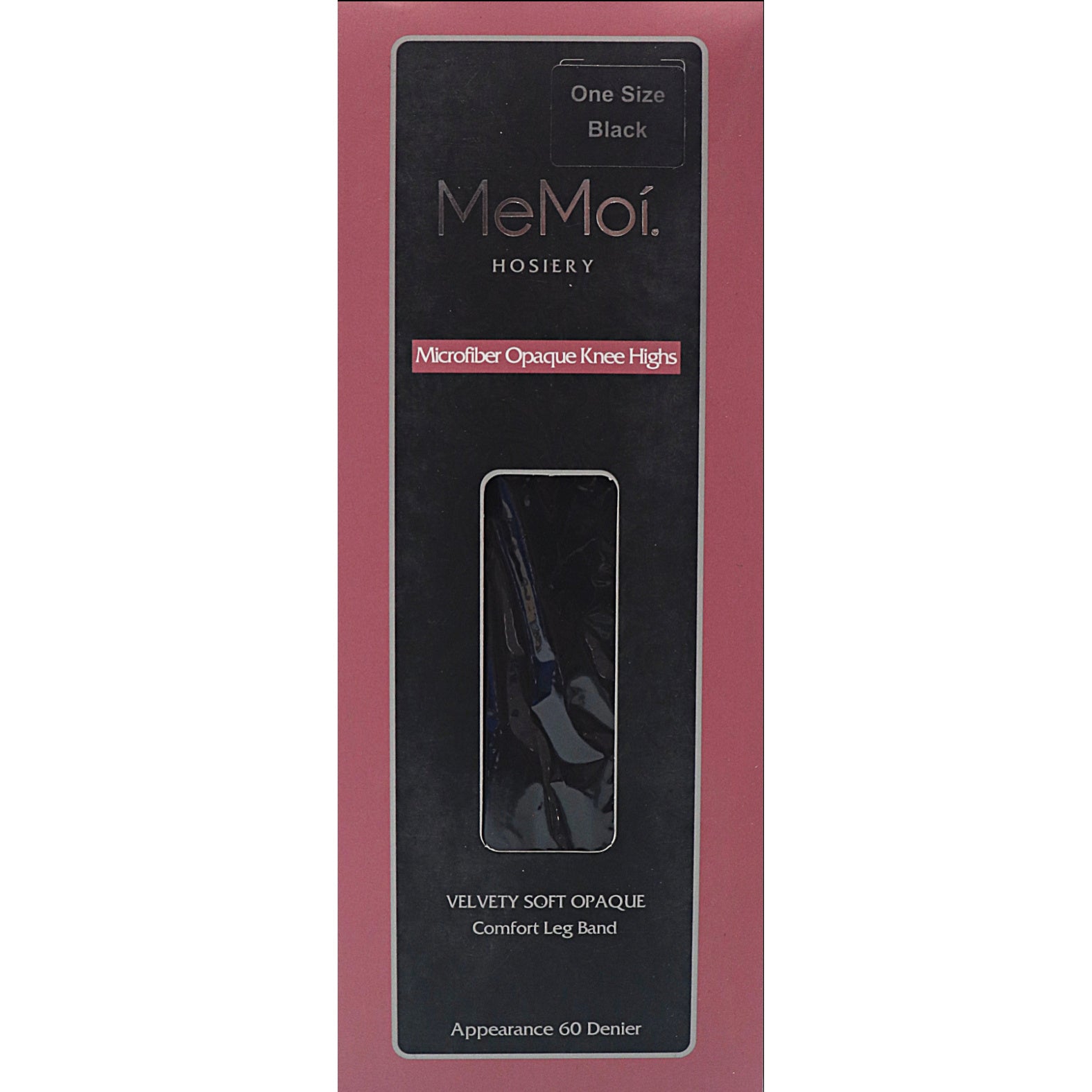 Memoi Microfiber Opaque Knee Highs