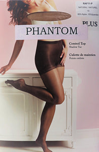 Phantom Plus Size Pantyhose Natural