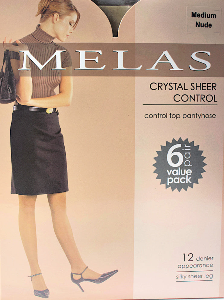 Melas Pantyhose Crystal Sheer Shaper 6pairs/pk – PhantomOutlet