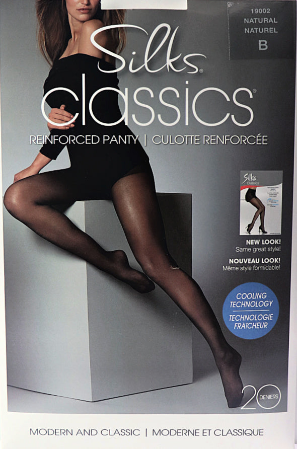 Secret Collection Silky Pantyhose with Control Panty & Reinforced
