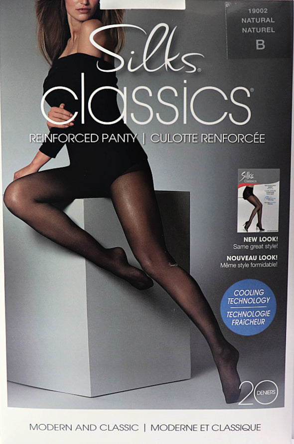 Secret Collection Silky Pantyhose with Invisible Control Panty & Sandalfoot